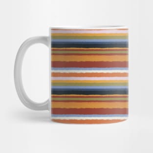 Colorful Horizontal Stripes Pattern Mug